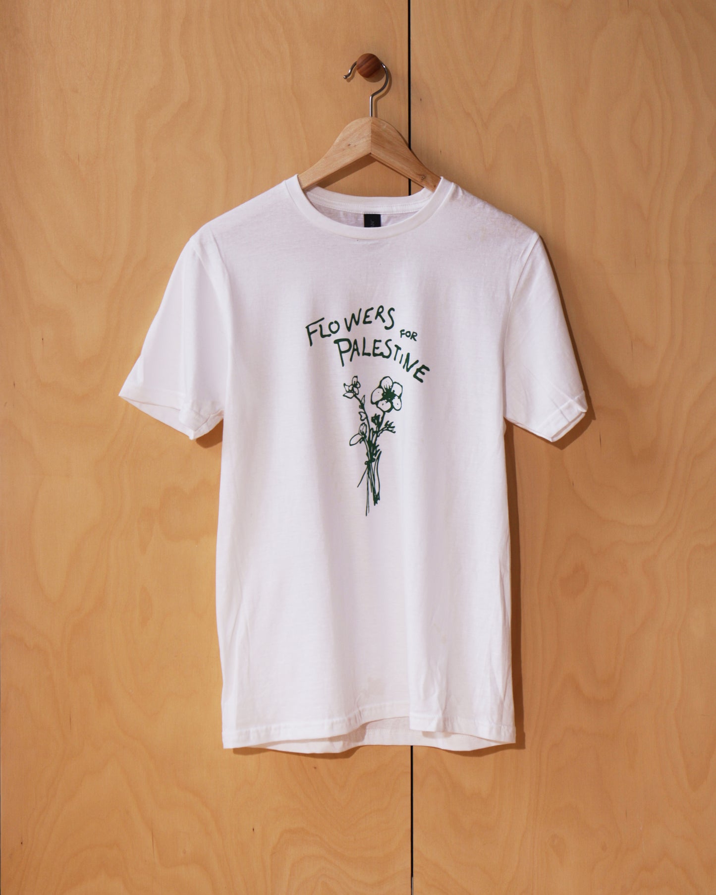 Flowers for Palestine Print Tee